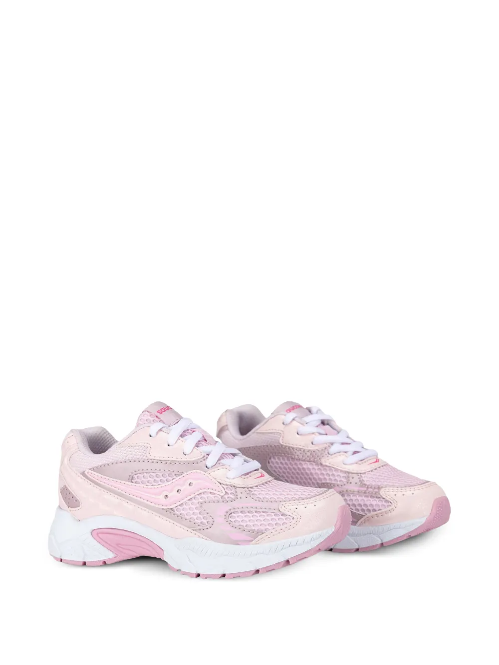 Saucony Kids mesh-panelled sneakers - Rosa