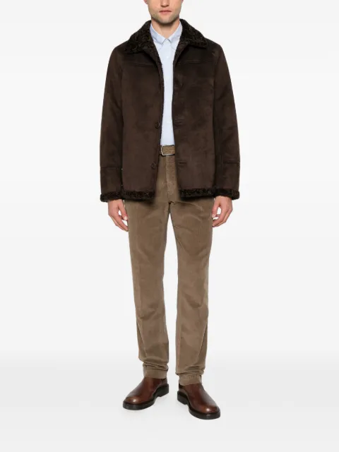 Herno faux-suede coat