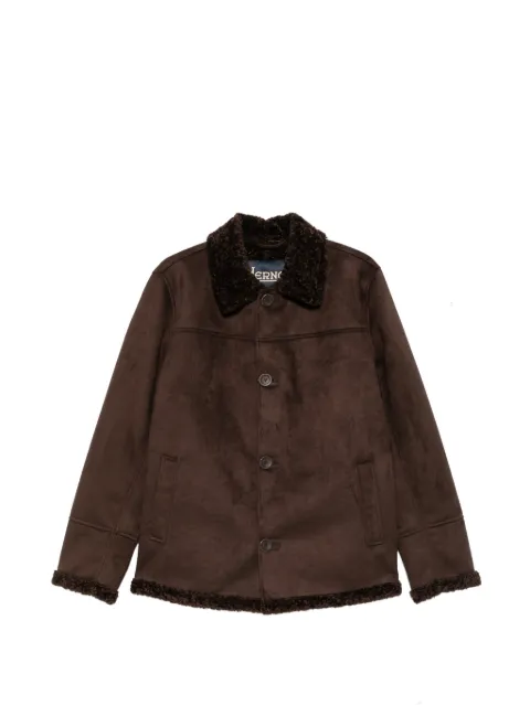 Herno faux-suede coat