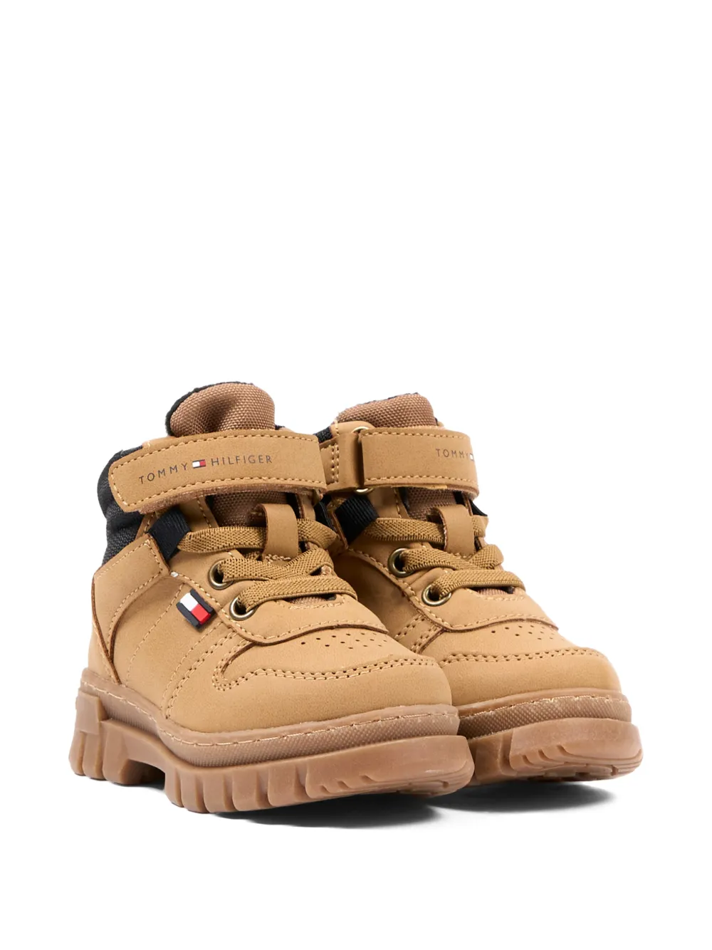 Tommy Hilfiger Junior touch-strap ankle boots - Toni neutri