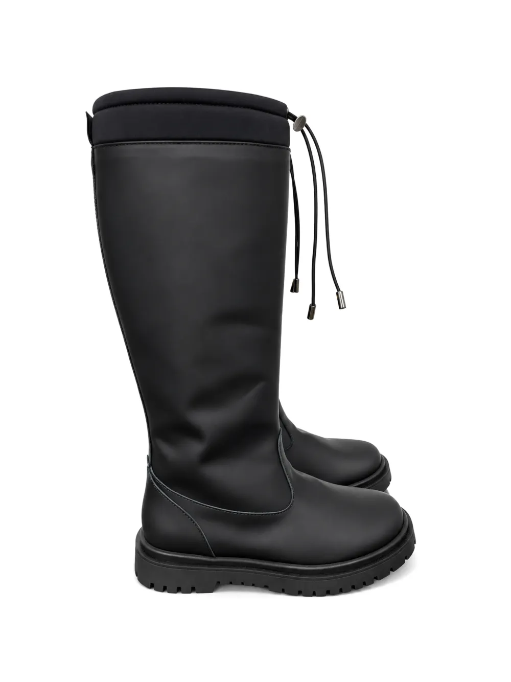 Douuod Kids drawstring rubber boots - Schwarz
