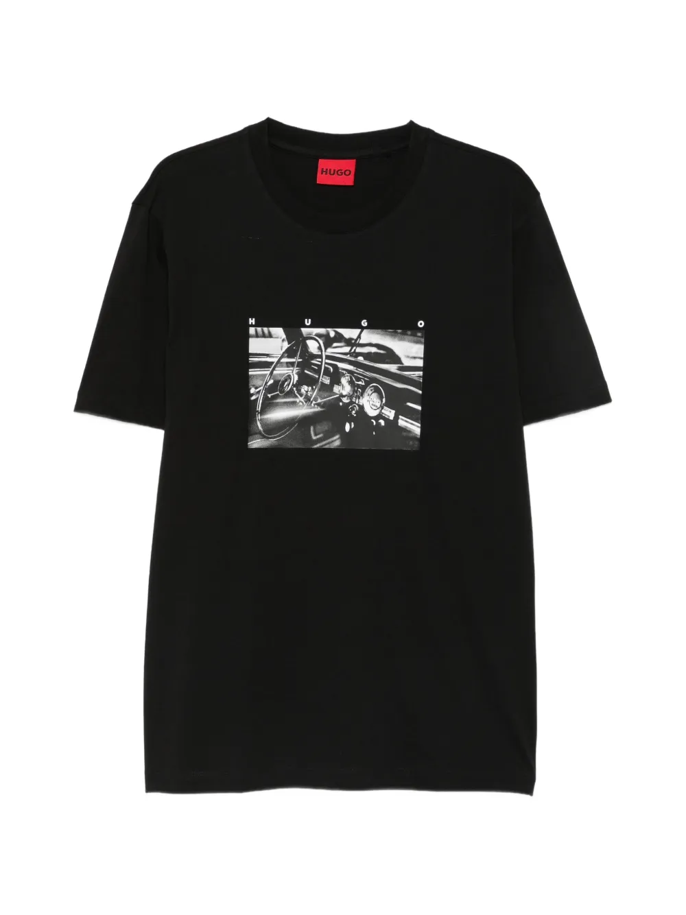 HUGO graphic-print T-shirt - Nero