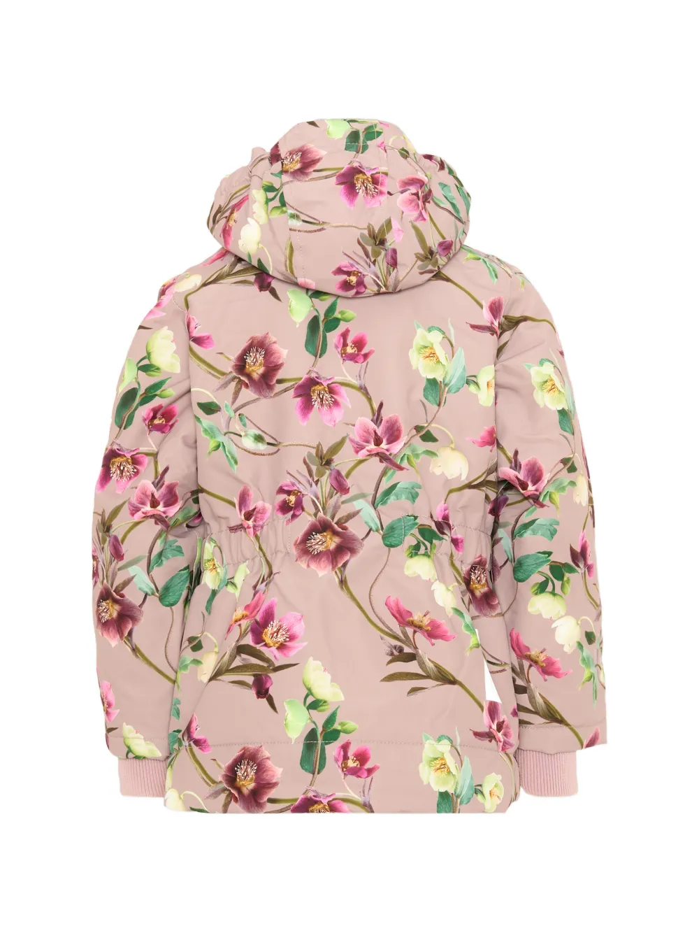 Molo Heiko floral-print hooded jacket Roze