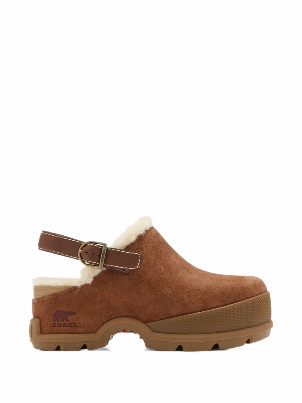 SOREL mules Roam'n Clog Cozy à talon - Marron
