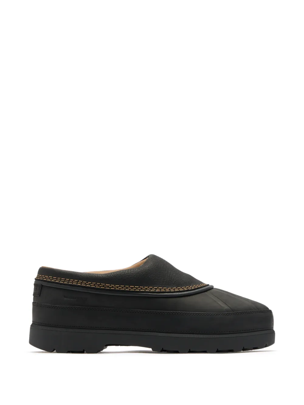 SOREL Ambler contrast-stitched leather mules - Nero