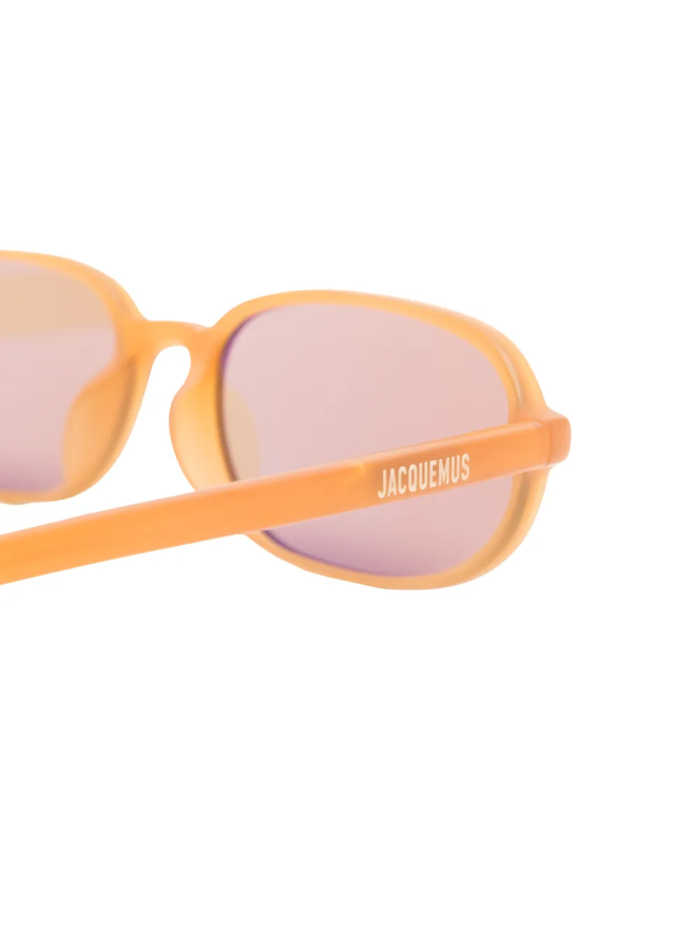 Jacquemus oval-frame sunglasses Bruin