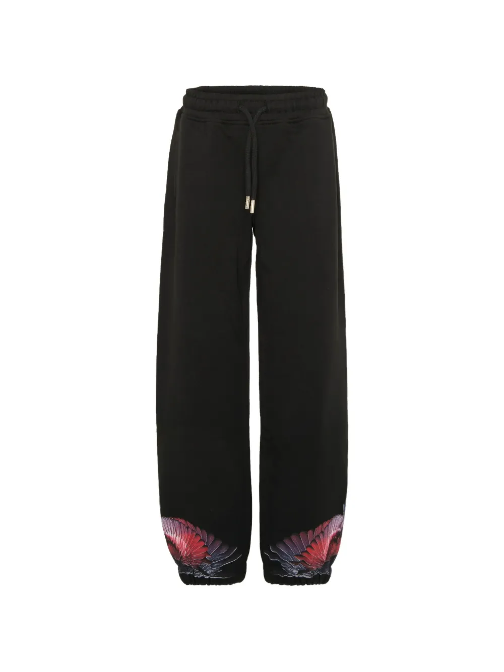 COUNTY OF MILAN KIDS wings-print track pants - Nero