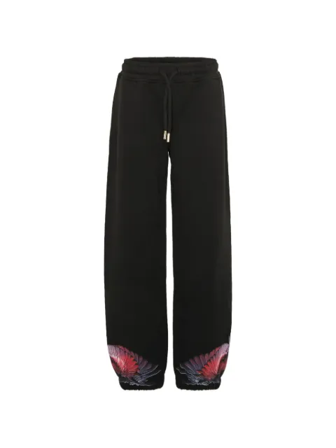 COUNTY OF MILAN KIDS pantalon de jogging à imprimé ailes