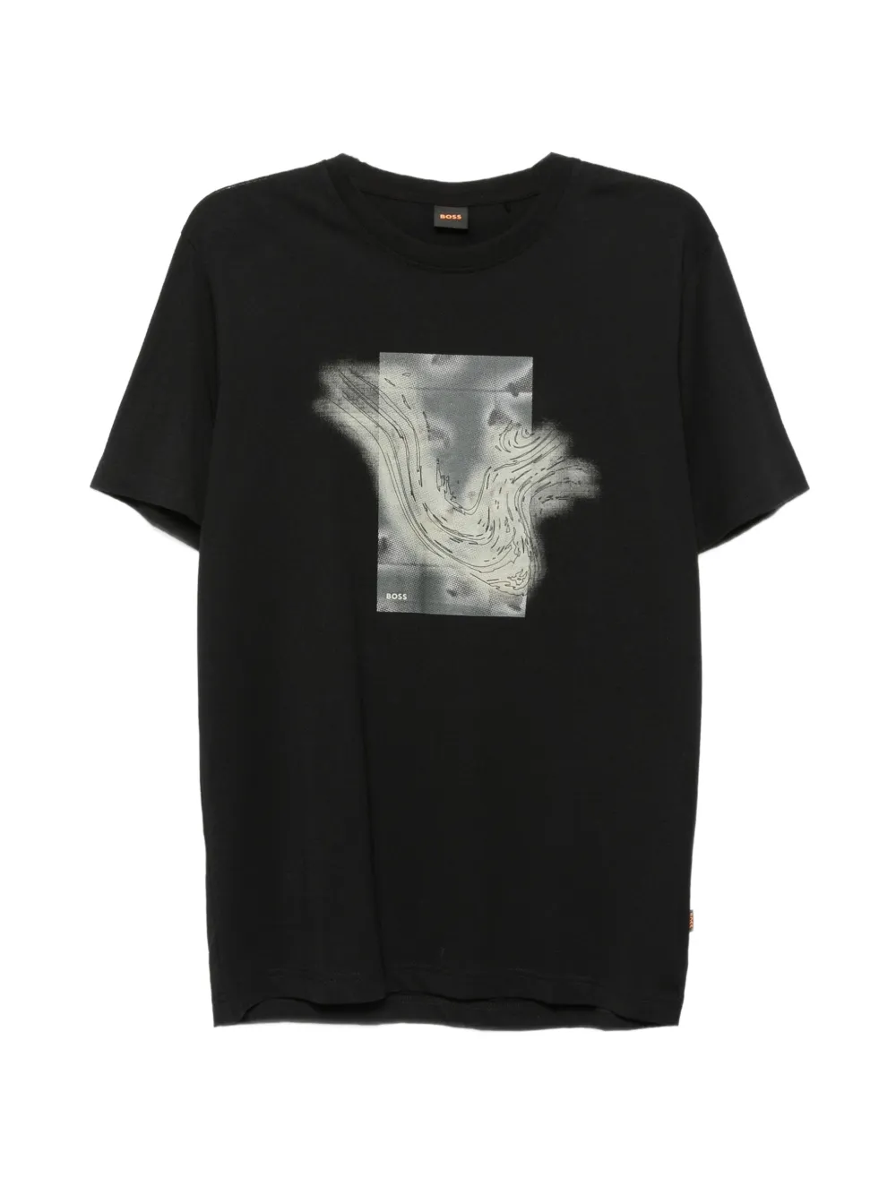 BOSS graphic-print T-shirt - Schwarz