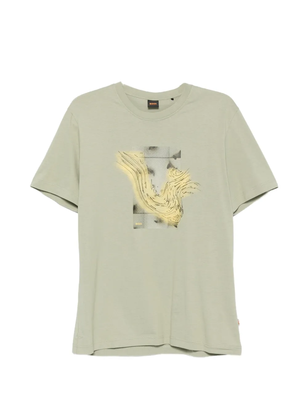 BOSS graphic-print T-shirt - Grün