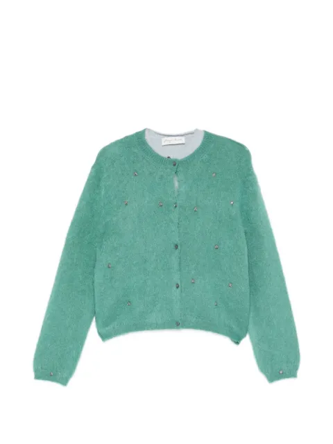 Phisique Du Role crystal-embellished mohair cardigan set of two 