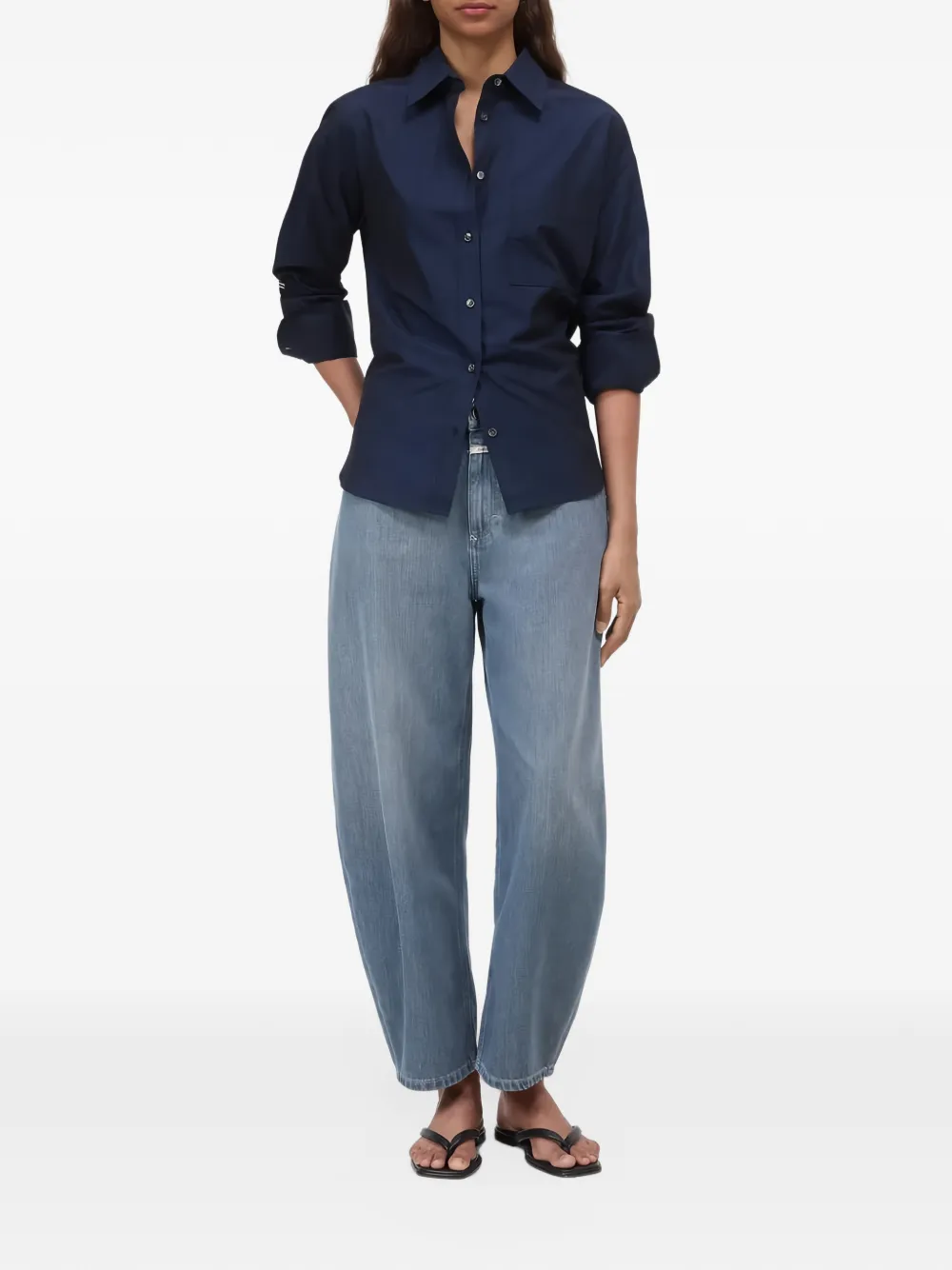 Closed Jazzie barrel-fit jeans Grijs