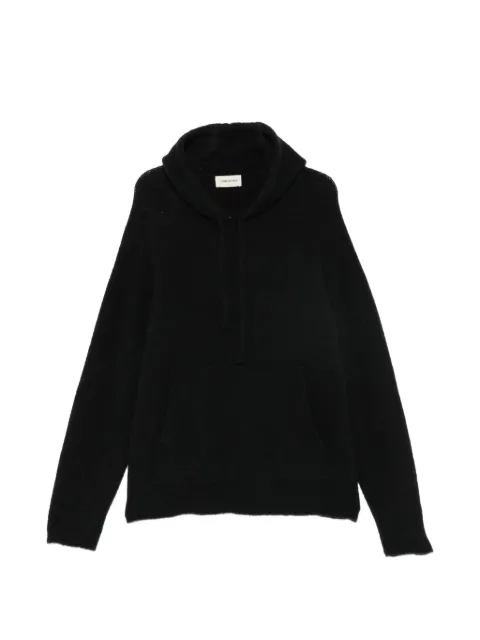 atomo factory drawstring knitted hoodie