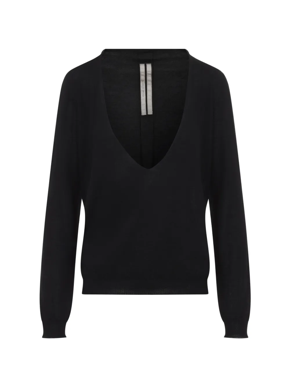 Rick Owens Extreme V-neck pull - Schwarz
