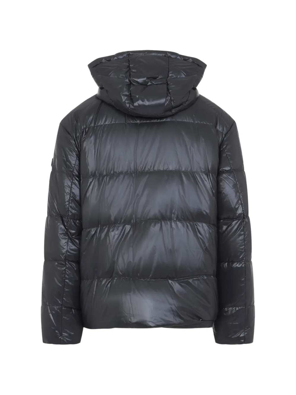 Moose Knuckles reversible hooded puffer jacket Zwart