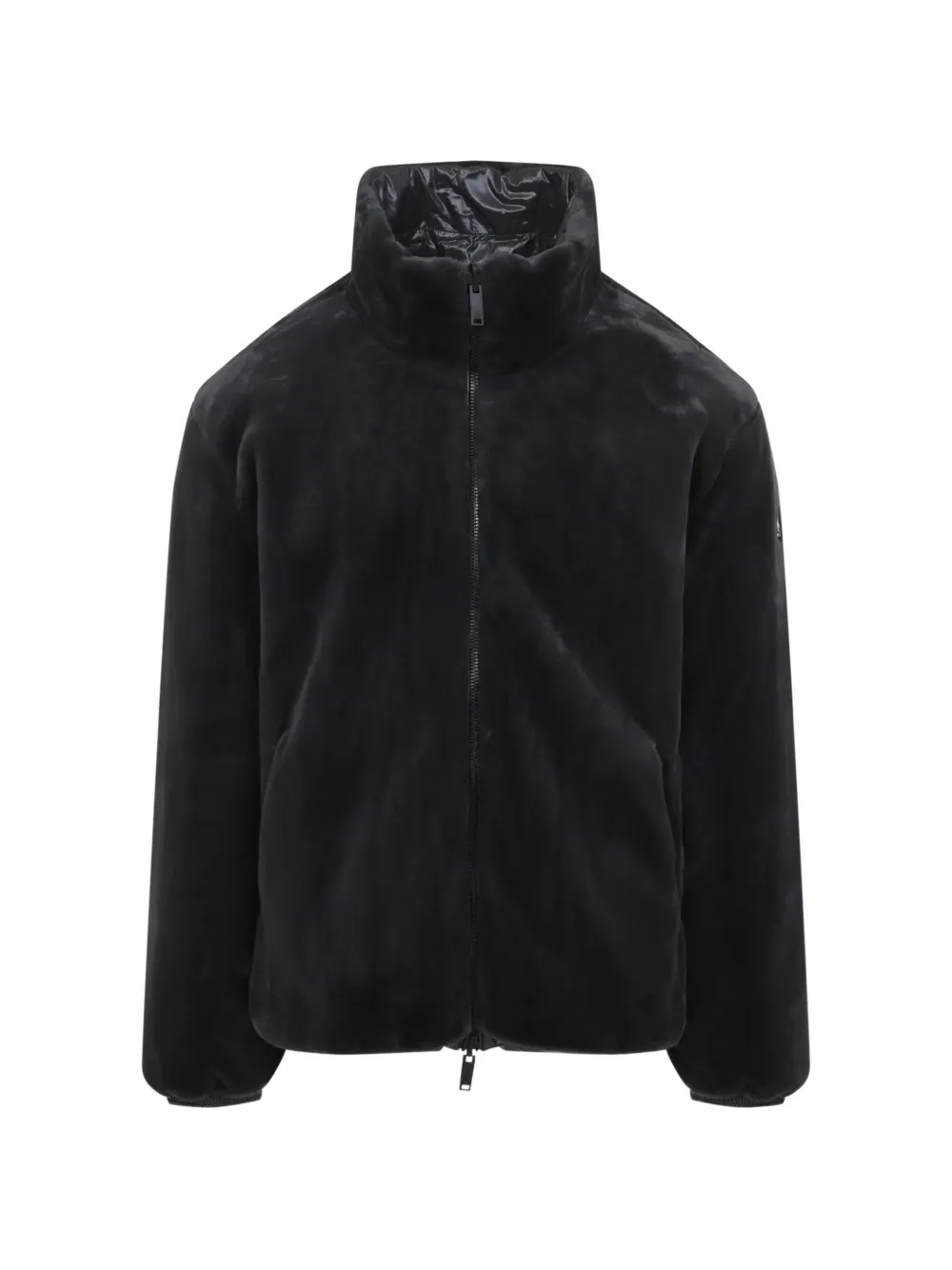 Moose Knuckles reversible hooded puffer jacket Zwart