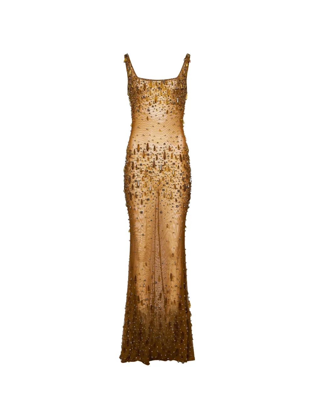 Retrofete bead-embellished maxi dress - Giallo