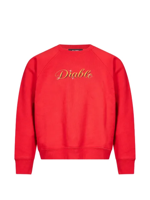Willy Chavarria Diablo raglan-sleeve sweatshirt