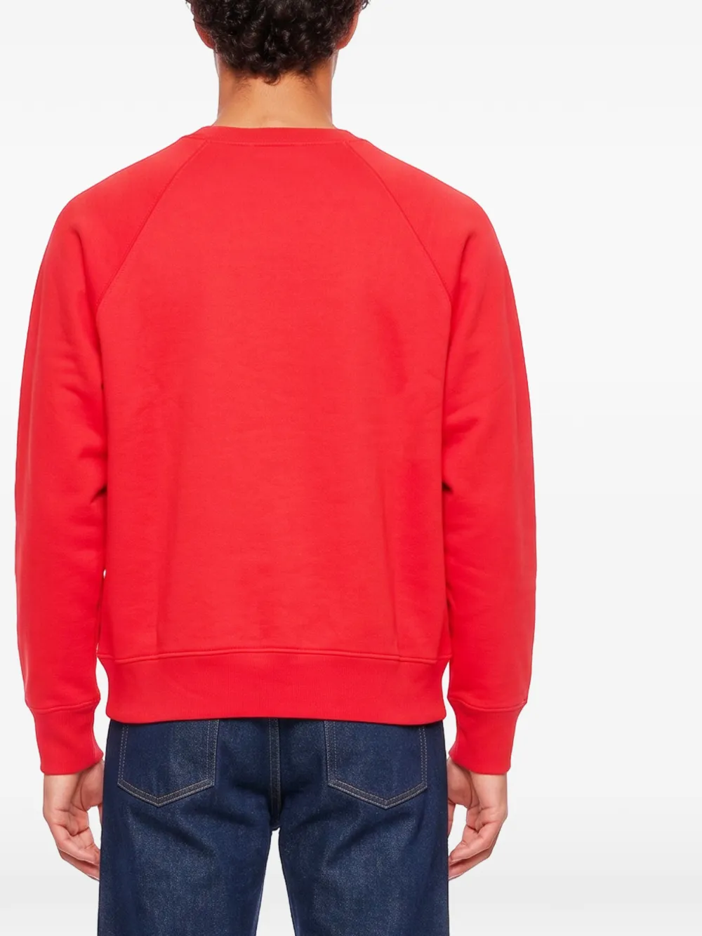 Willy Chavarria Diablo sweater met raglanmouwen Rood