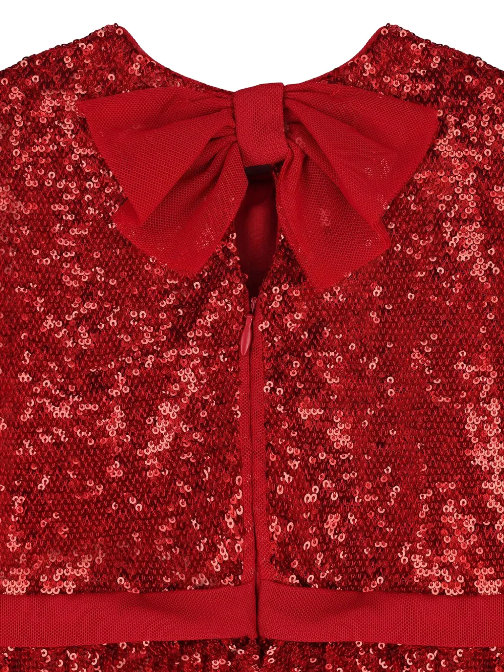 Abel & Lula Jurk verfraaid met pailletten en strik-detail Rood