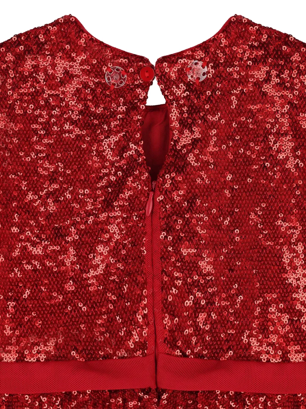 Abel & Lula Jurk verfraaid met pailletten en strik-detail Rood