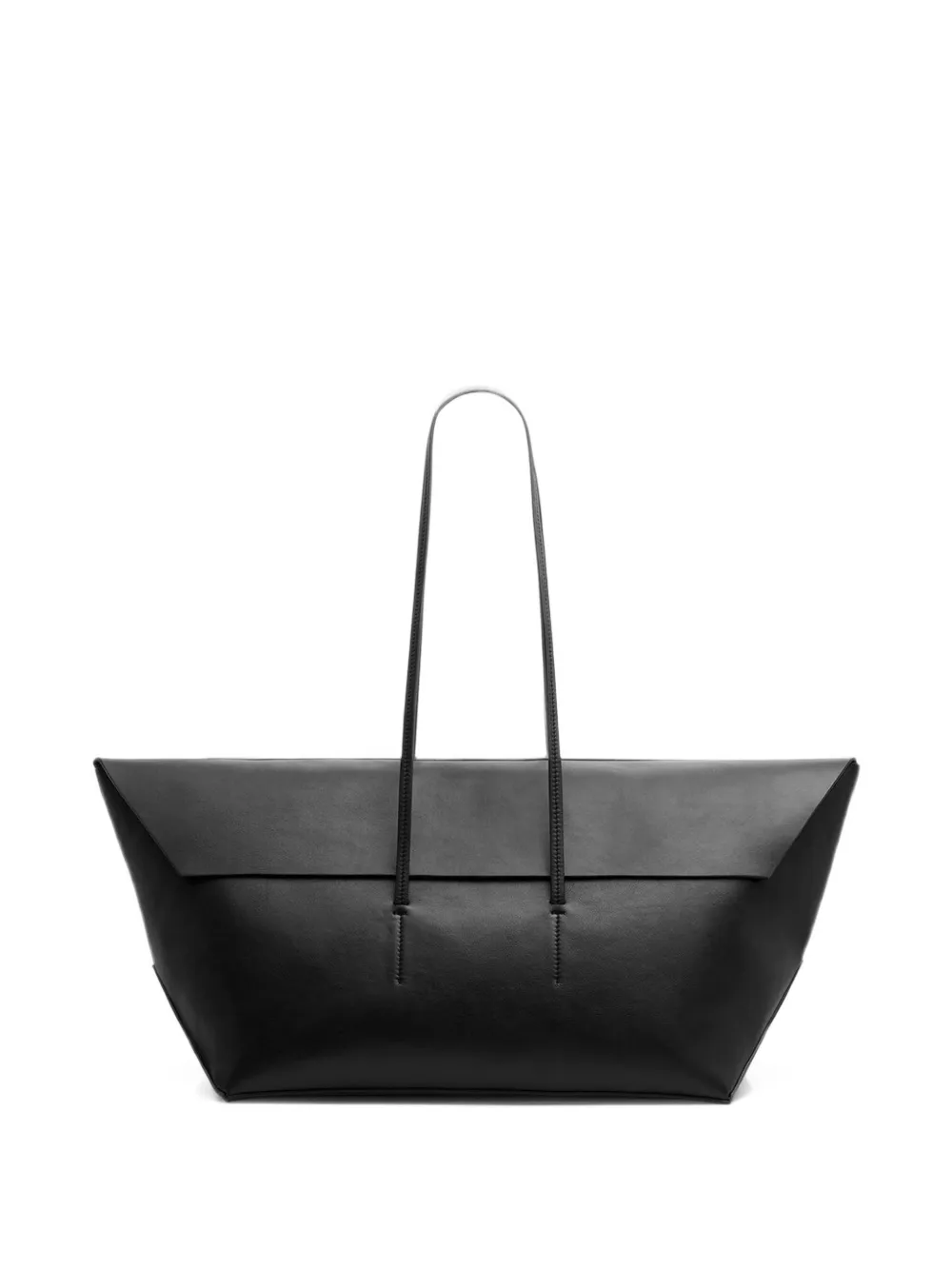 Christopher Esber Grote Gondola leren shopper Zwart