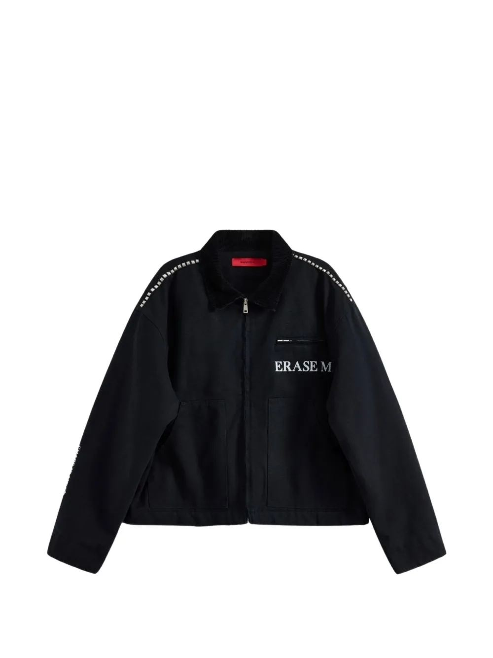 ACUPUNCTURE 1993 Punker 3 stud-embellished graphic-print jacket - Noir
