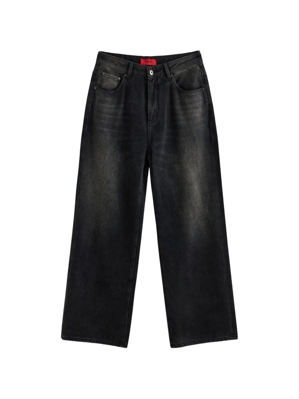 ACUPUNCTURE 1993 stone-wash wide-leg jeans - Noir