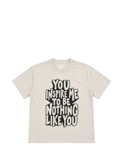 Melt playera con eslogan estampado