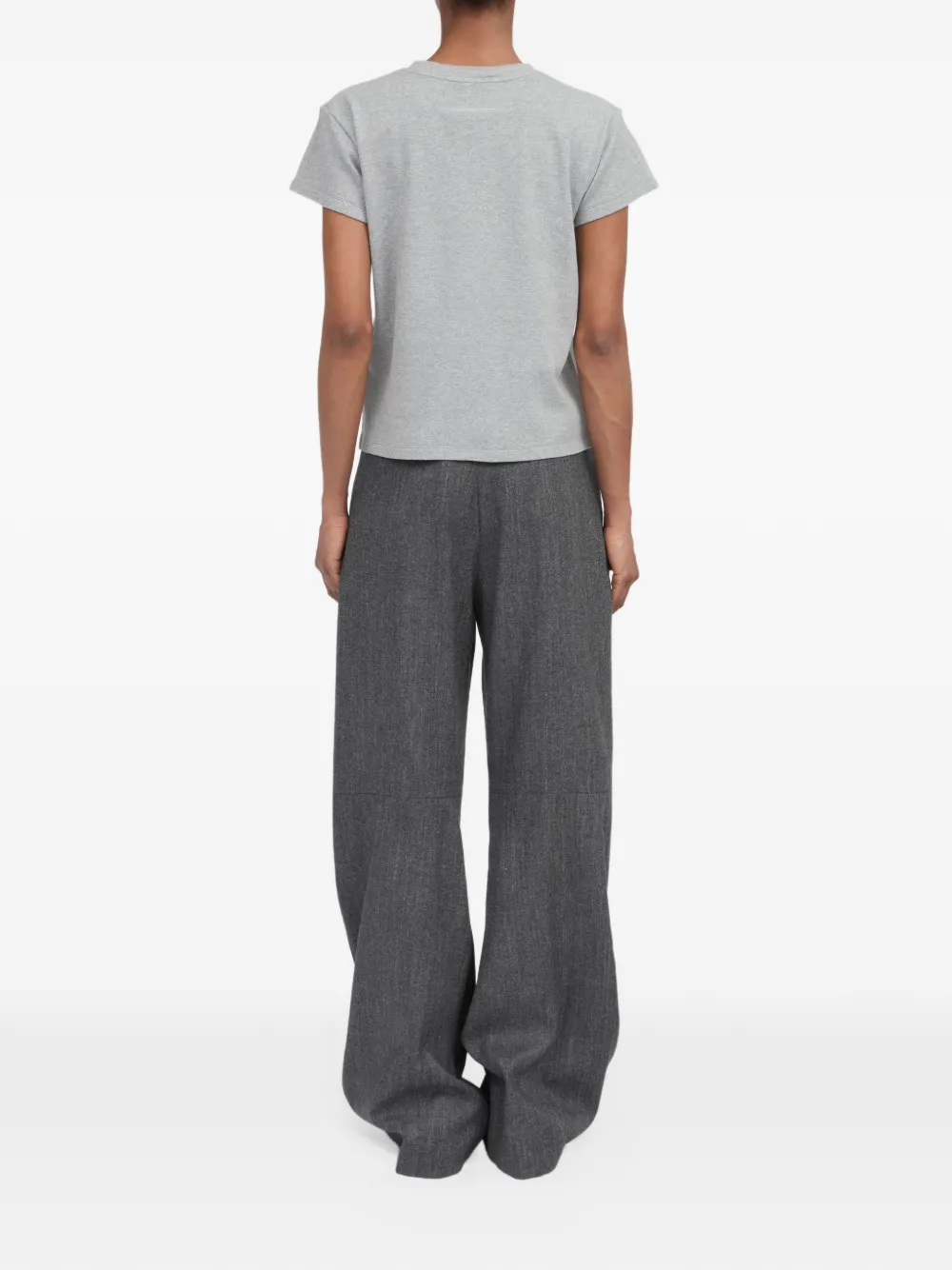 MM6 Maison Margiela T-shirt met grafische print Grijs