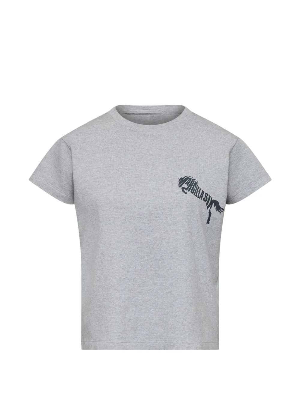 MM6 Maison Margiela T-shirt met grafische print Grijs