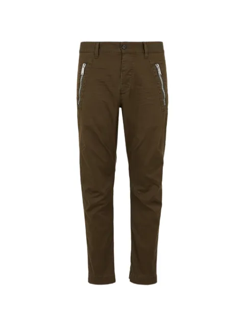 DSQUARED2 zipped chino trousers