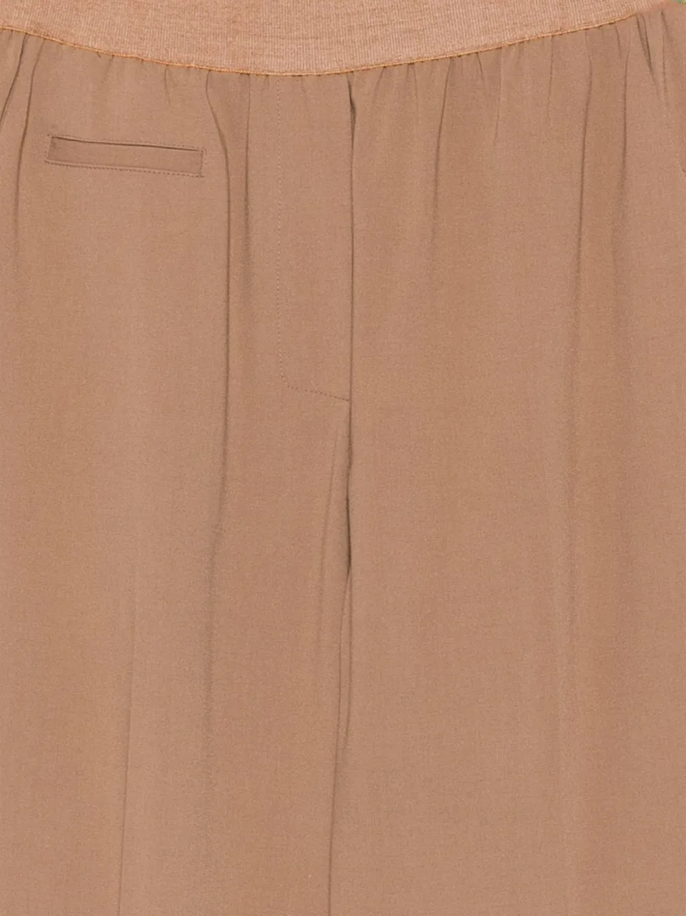 Le Tricot Perugia elasticated-waistband trousers Bruin