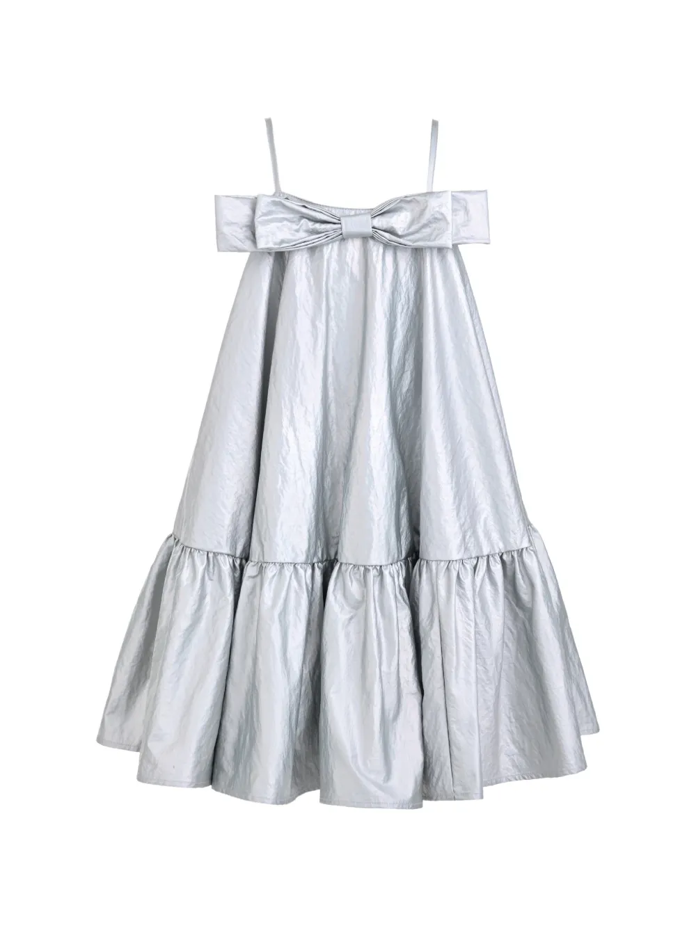 Mimi Tutu Celestelle bow-detail dress - Argent Mimi Tutu Celestelle bow-detail dress - Argent