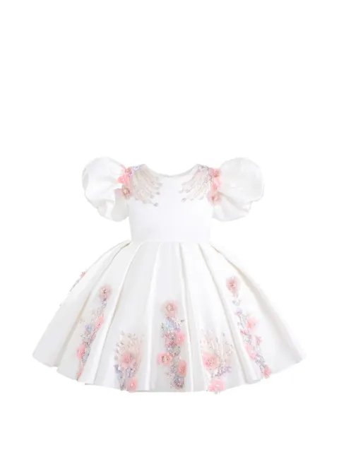 Tulleen Noeline floral-appliqué dress