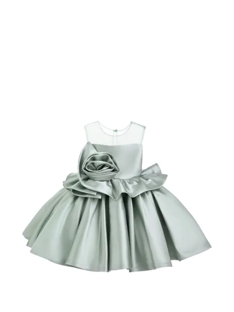 Tulleen Oriana peplum sculpted rose dress