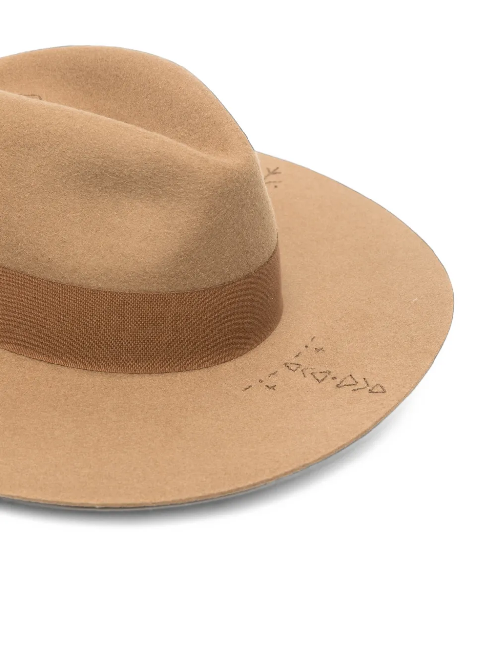 Golden Goose Fedora wollen vilten hoed Beige