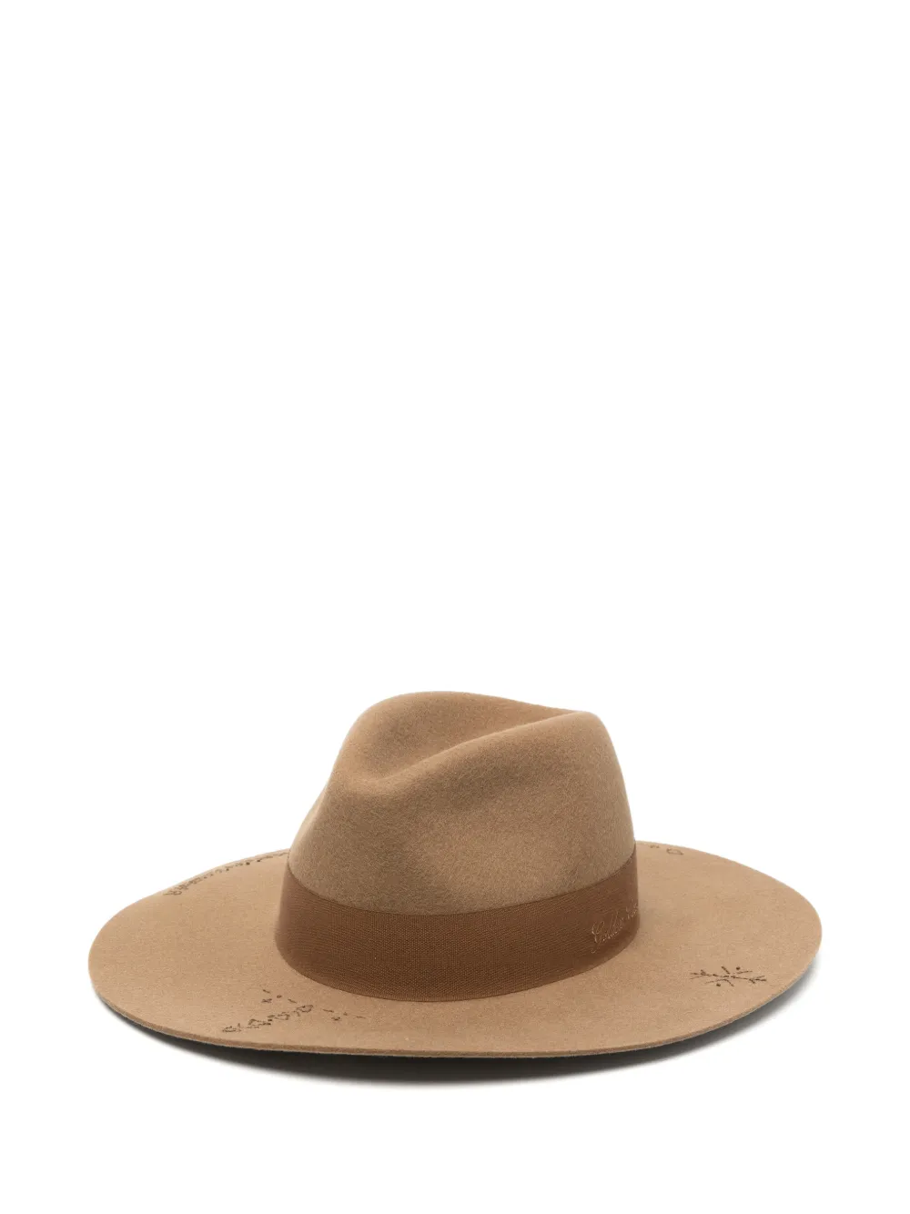 Golden Goose Fedora heavy wool felt hat - Toni neutri