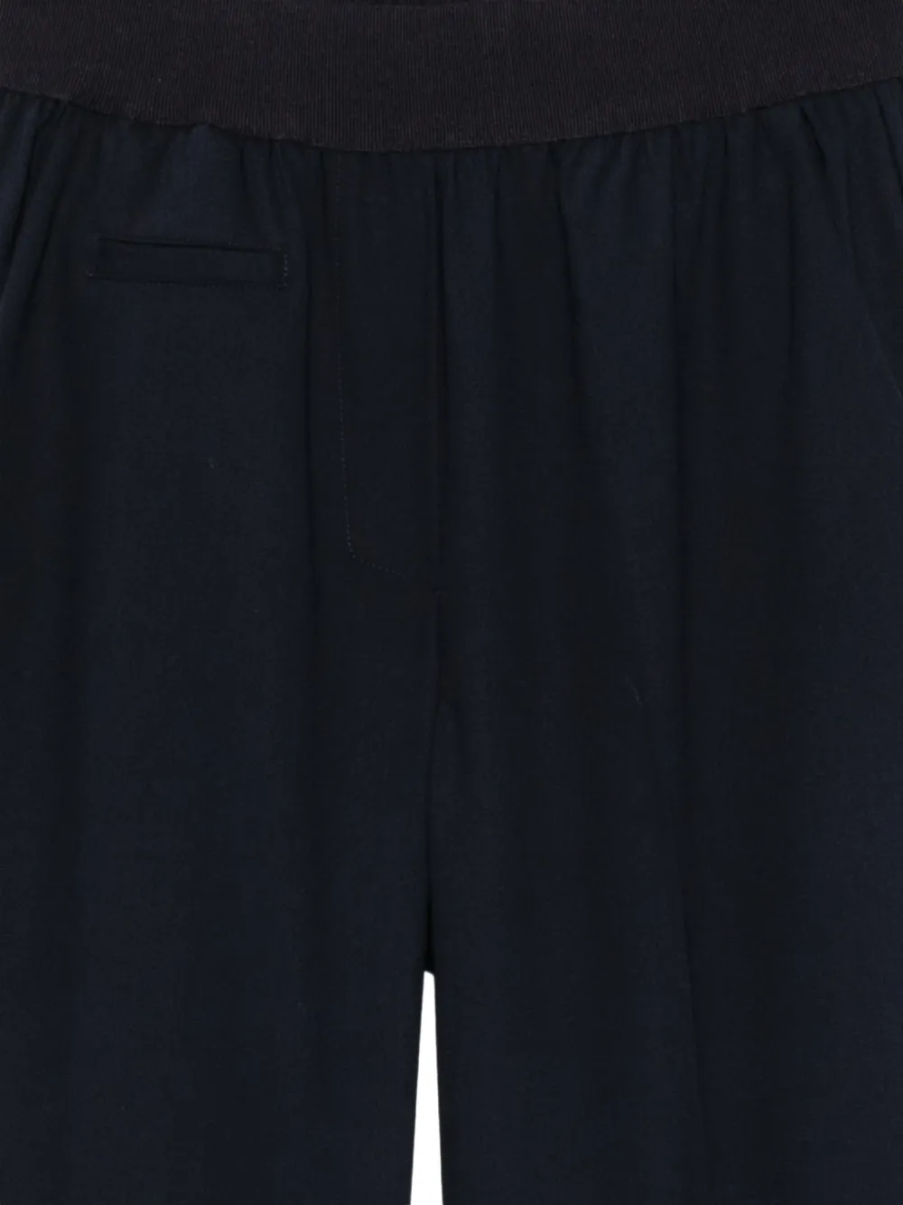Le Tricot Perugia elasticated-waistband trousers Blauw