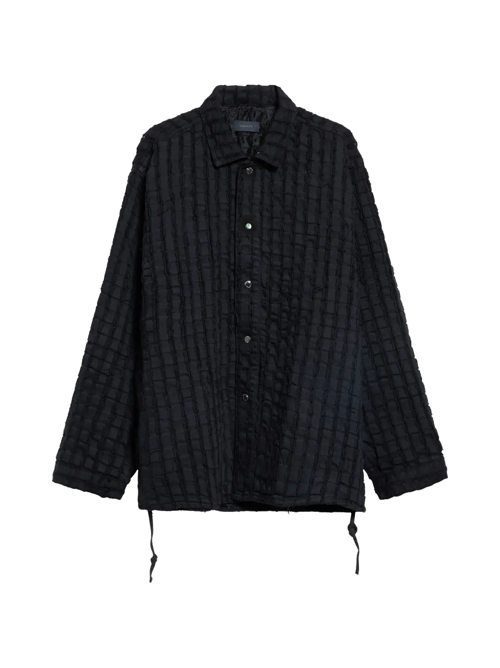 Haikure Sophie checked shirt - Noir