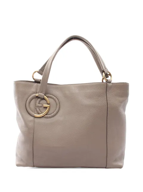Gucci Pre-Owned 2000-2015 Medium Pebbled Calfskin Twill tote bag