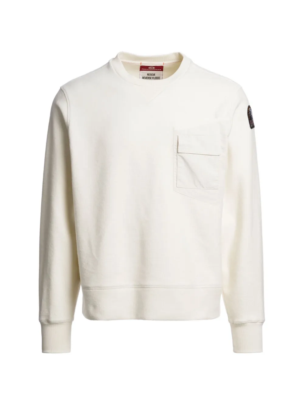 Parajumpers Pernhos logo-patch chest-pocket sweater - Bianco