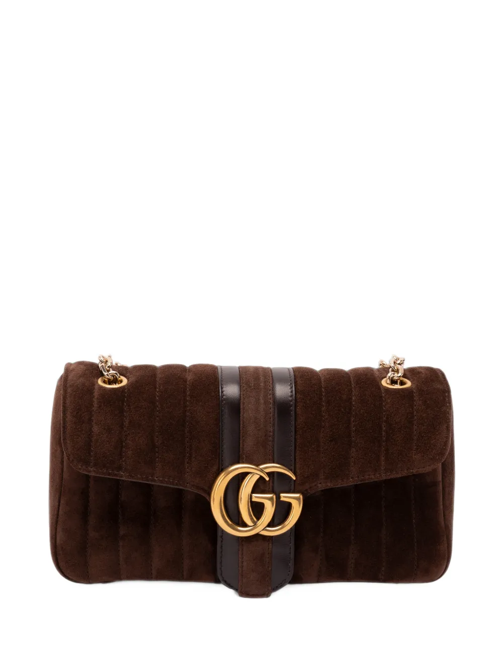 Gucci Jetset GG Marmont medium shoulder bag - Brown