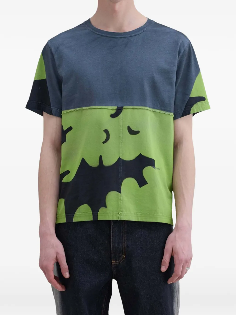 Eckhaus Latta Lapped T-shirt - Vert