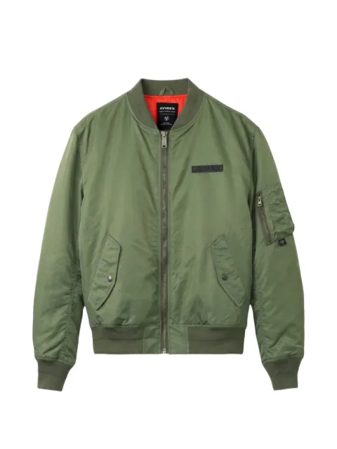 Avirex MA-1 logo-appliqué bomber jacket