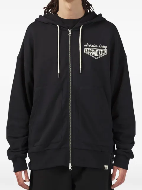 Nicholas Daley Waffle Lined Riot hoodie