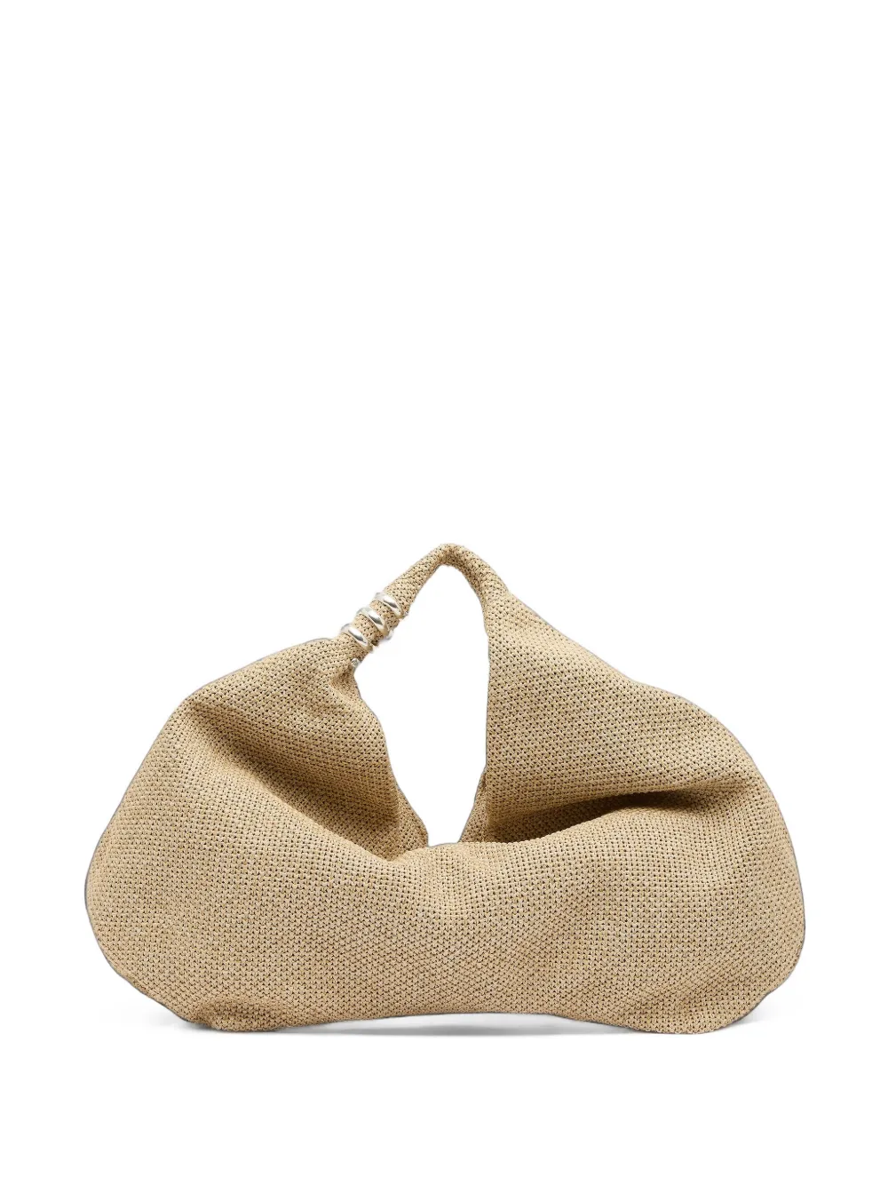 Christopher Esber Deia raffia-effect tote bag - Tons neutres Christopher Esber Deia raffia-effect tote bag - Tons neutres