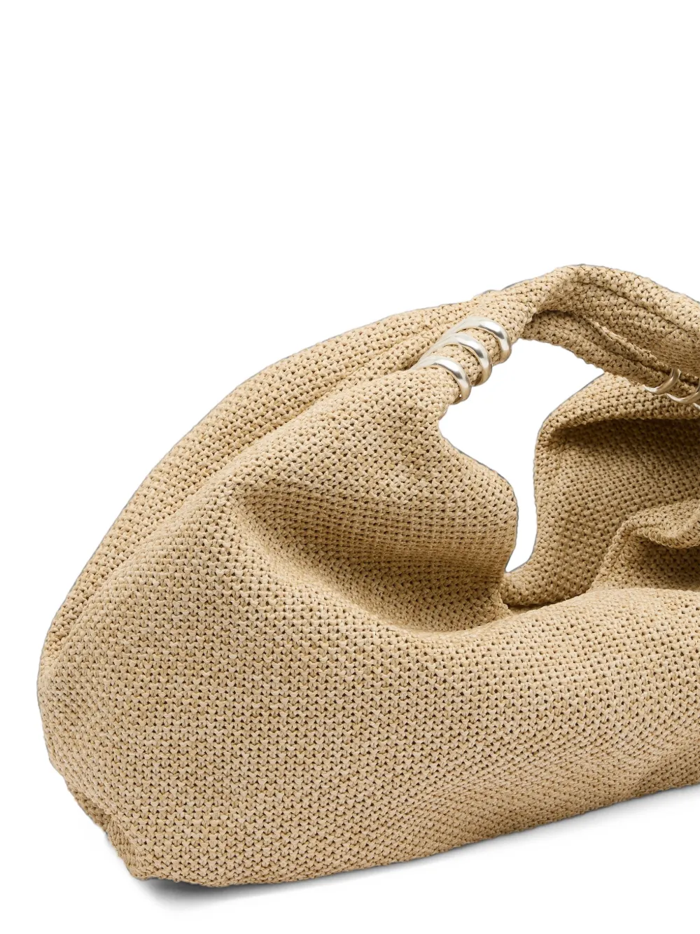 Christopher Esber Deia shopper met raffia-effect Beige