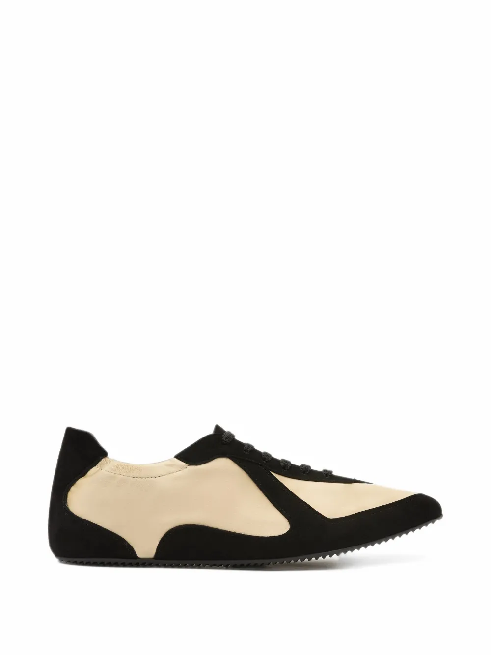 Christopher Esber Roadie panelled satin low-top sneakers - Tons neutres Christopher Esber Roadie panelled satin low-top sneakers - Tons neutres