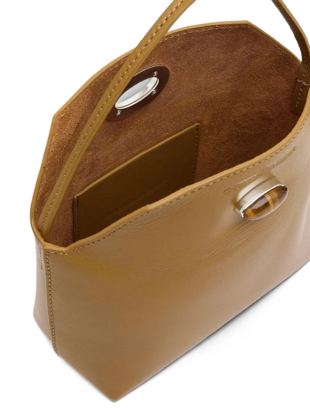 Christopher Esber Mini-shopper met draaislot Bruin